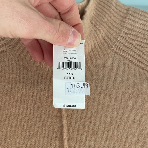 NWT Carmel Banana Republic Sweater Dress - Picture 2 of 4